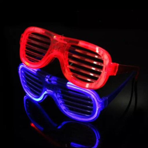ZELENÉ LED OKULIARE