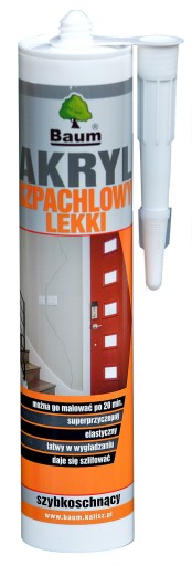 BAUM SVETLÁ BIELA AKRYLÁTOVÁ PLNIČKA 300ml