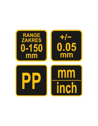 TRADIČNÉ STRMEŇKY NONIUS 150 MM, PLAST