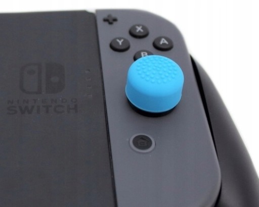 IRIS 4 x vysoký silikónový kryt pre gombíky Switch / OLED červeno-modré