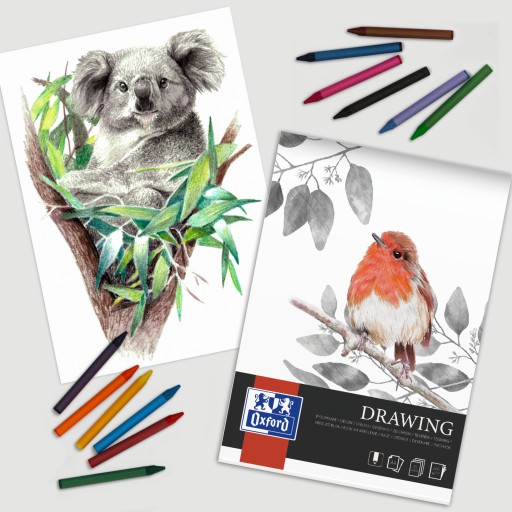 A4/25K BLOK NA KRESLENIE OXFORD ART 200G 400166121