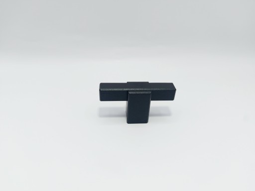 Nábytková kľučka Railing Gob, dĺžka 60mm, MATNÁ ČIERNA