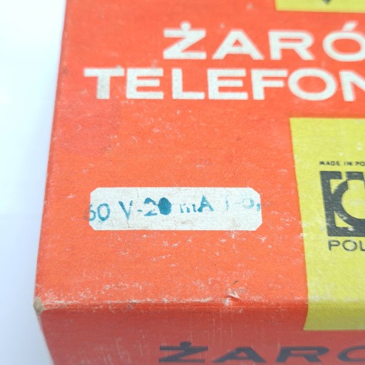 POLAM telefónna žiarovka 60V 20mA T-5,5 1 ks