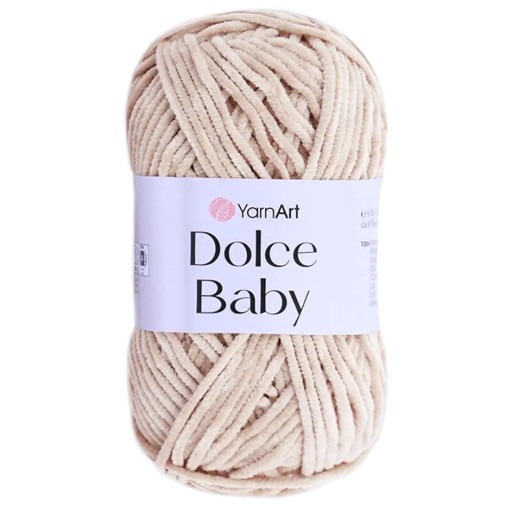 YarnArt DOLCE BABY priadza 50g plyš J. BÉŽOVÁ 771