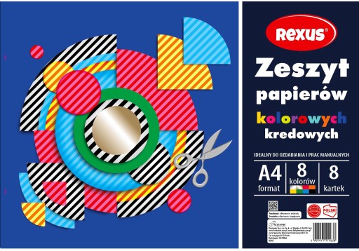 KNIHA Z FAREBNÉHO KRIEDOVANÉHO PAPIERA A4 8K