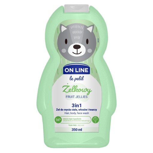 On Line Le Petit Gél na umývanie tela, vlasov, tváre, detského želé 350 ml