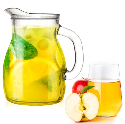 SKLENENÁ DŽVNA NA NÁPOJE ŠŤAVA LIMONÁDA 0,5L