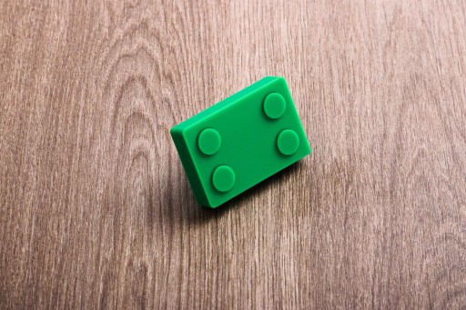 Gombík na detský nábytok GUMA GREEN BRICK GTV