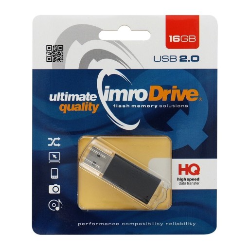 Prenosná pamäť Pendrive Imro BLACK 16 GB