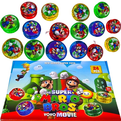 SUPER MARIO JOJO SVIETIACE SVETLÁ YOYO LED ZRUČNOSTNÁ HRAČKA PRE DETI