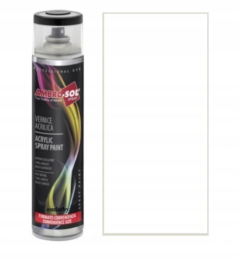 AMBROSOL UNIVERZÁLNY AKRYLOVÝ LAK BESKIDZKI RAL 9016 400ML
