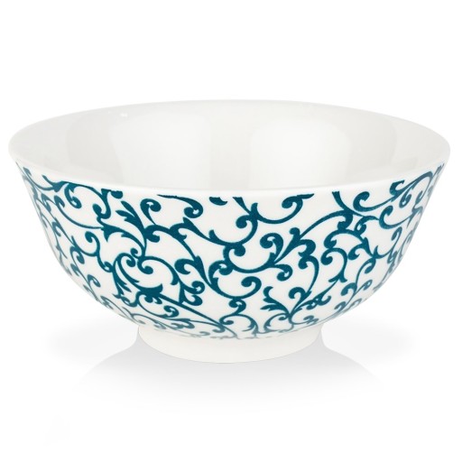 Miska MISKA na polievku, vločky, šaláty, snacky, porcelánová miska na šalát, 600 ml