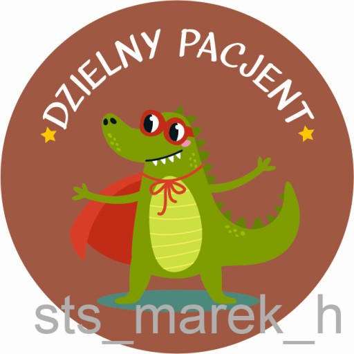 Motivačné nálepky odvážny pacient VEĽKÉ 5 cm pre chlapcov HEROES 100 ks.