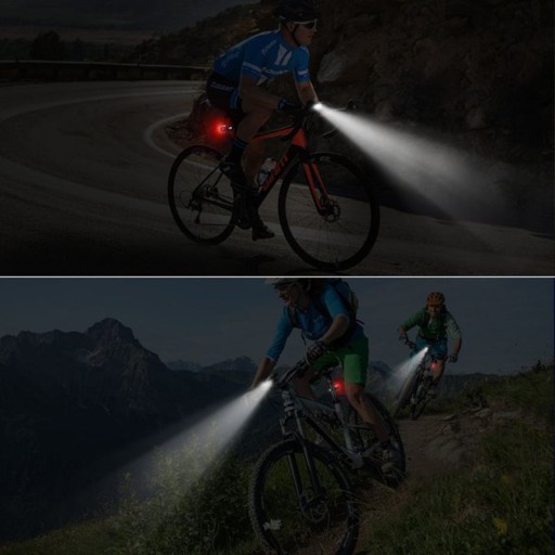 CREE High Power LED predné svetlo na bicykel, nabíjanie cez USB