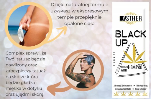 ASTHER BLACK UP S OIL SEED TATOO SAVE AKTIVÁTOR