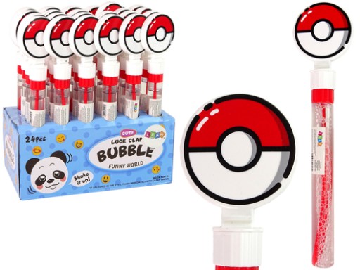 Mydlové bubliny na pokeball 28 cm Kvapkadlo