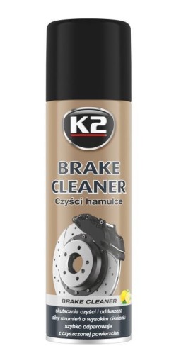 K2 BRZDOVÝ ČISTIČ 500ML NA ČISTENIE BRZDOVÝCH KOTÚČOV STUPŇAČ