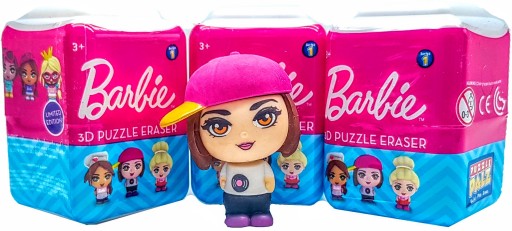 SÚPRAVA GUMA NA POSTAVU BARBIE SURPRISE 3D PUZZLE GUM
