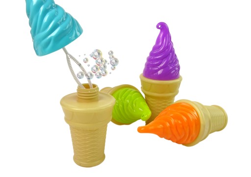 Mydlové bubliny zmrzlina 4 farby 80ml Import LEANTtoys