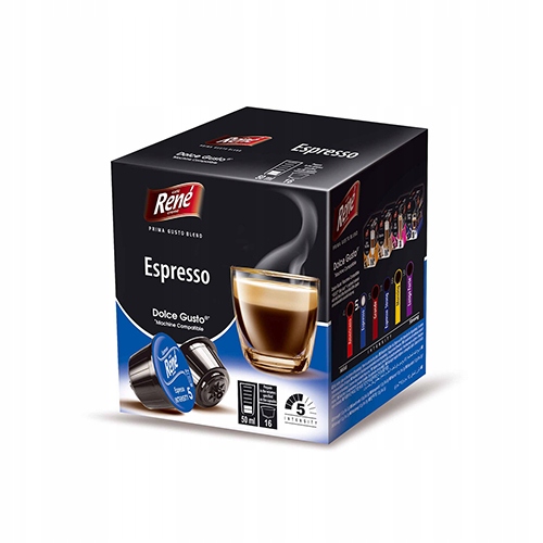Kapsule pre Dolce Gusto Rene Espresso 16 ks.