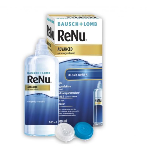 ADVANCED tekutina na šošovky 100 ml trojitá dezinfekcia