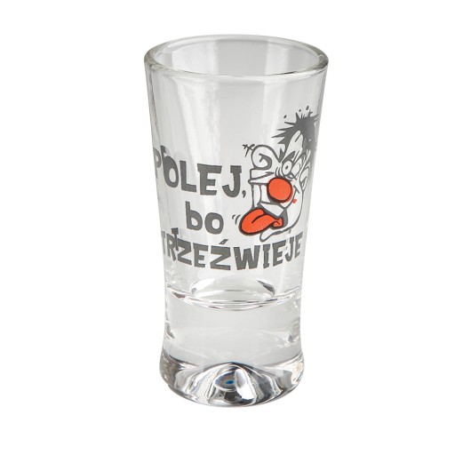 Glasmark Humor poháre na vodku 25 ml 6 ks