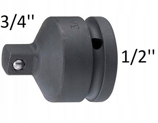 ZNÍŽENIE NÁRAZU Z ADAPTÉRA 1/2' NA 3/4'