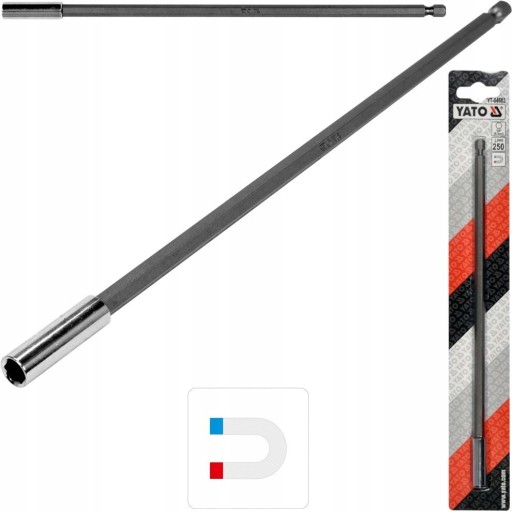 YATO Predlžovací držiak pre hlavy bitov 1/4 25 cm