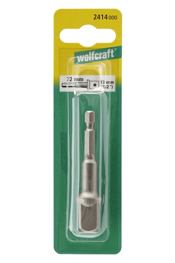 Adaptér pre nástrčné kľúče 13 mm 1/2 Wolfcraft