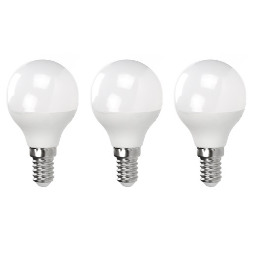 3x ÚSPORA ENERGIE LED ŽIAROVKA E14 OBRAZOVKA 8W 640lm 3000K TEPLÁ BIELA FARBA