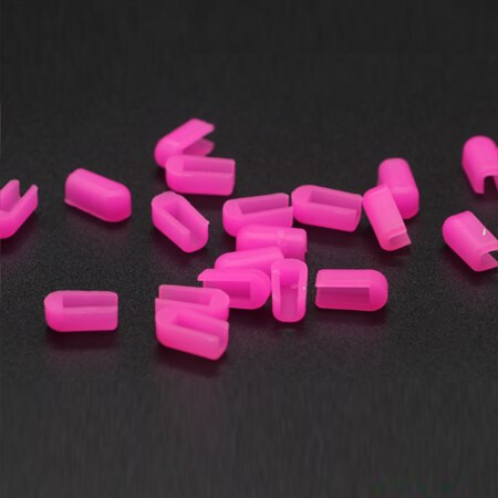 2x Koncovka NEON FLEX 8x16mm RUŽOVÁ