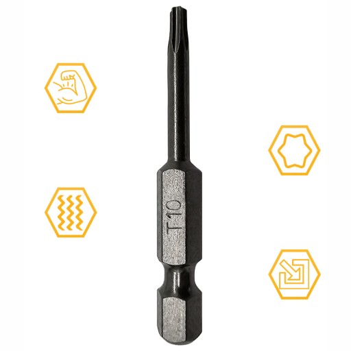 HROTY SKRUTKOVAČA BIT TX 10 50mm STAR TORX TORSION COBIT 1ks