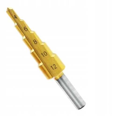 KROKOVACÍ KUŽELOVÝ VŔTAČ HS TYTAN 4-12mm VŔTAČKY