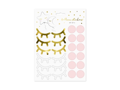 BALÓNOVÉ NÁLEPKY BLUSH LASHES 24 ks