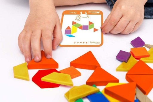 DREVENÉ BLOKY MONTESSORI PUZZLE 155 kusov