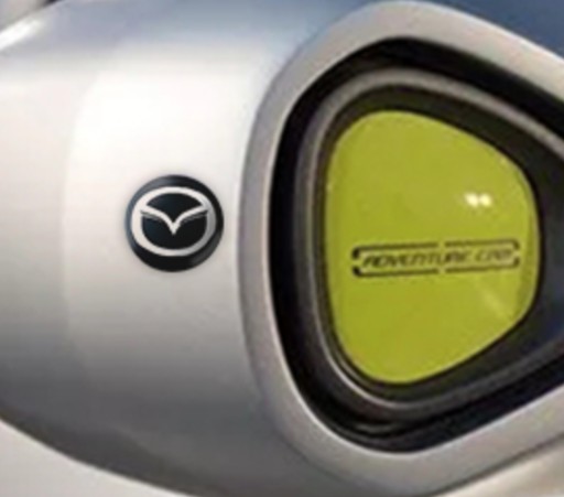 NÁLEPKA NA KĽÚČ A INÝ ZNAK MAZDA 14mm