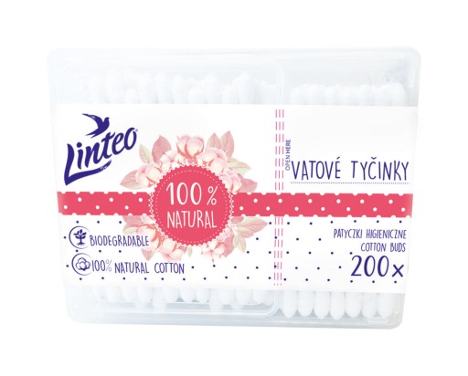 KRABIČKA NA PAPIEROVÉ TYČKY LINTEO - 200 KS