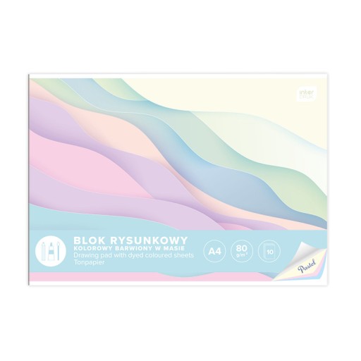 FARBA BLOKOVANIA A4/10 PASTEL