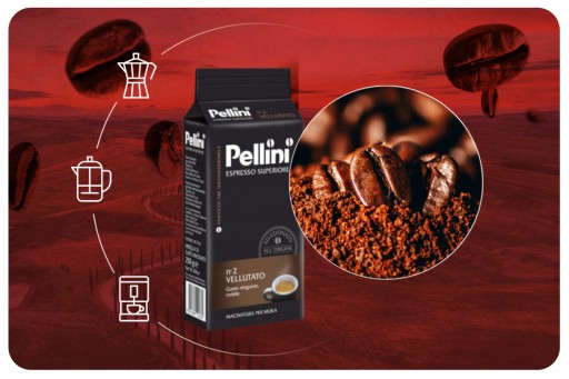 Pellini Espresso n'2 Vellutato 250g mletá káva