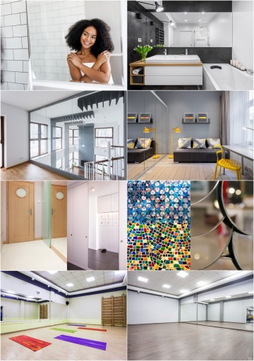 Silné lepidlo na montáž skleníkových skiel Bauhus Glass na zrkadlá