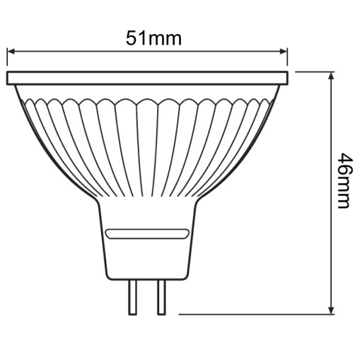 LED žiarovka 12V MR16 2,6W 4000K OSRAM PARATHOM 36°