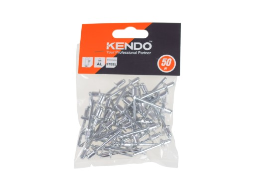 SADA HLINÍKOVÝCH SLEPÝCH NITOV 50 KUSOV 4,8x6,4mm