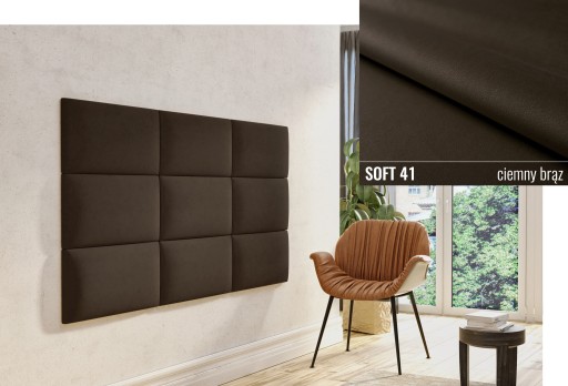 60 X 30 ČALÚNENÉ STENOVÉ PANELY MÄKKÉ ČELO