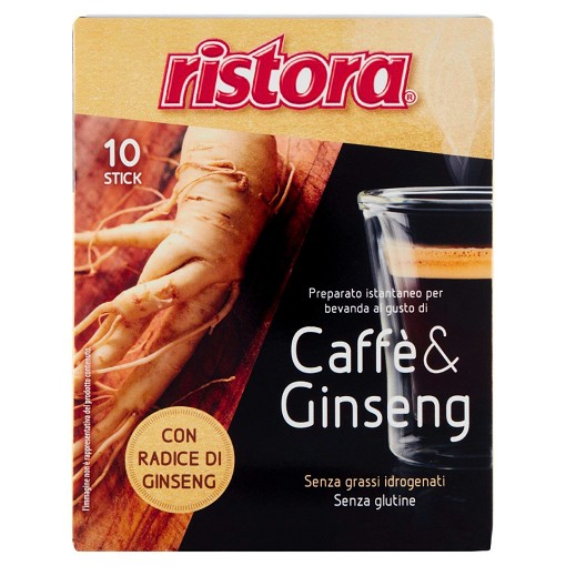 Ristora Caffe Ginseng instantná káva so ženšenom vo vrecúškach 100g