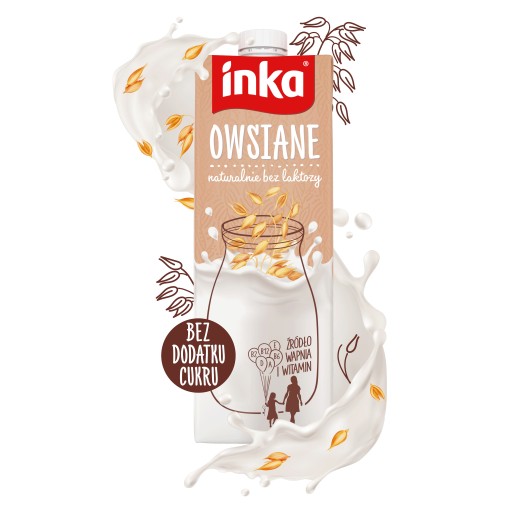 INKA Bezlaktózový rastlinný ovsený nápoj 1 l