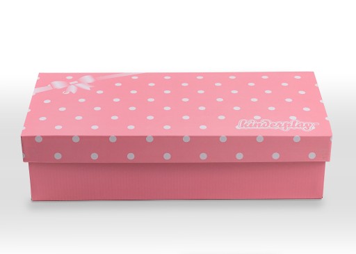 VEĽKÉ KARTÓNOVÉ DARČEKOVÉ BALENIE PRE BÁBIKU 45 cm