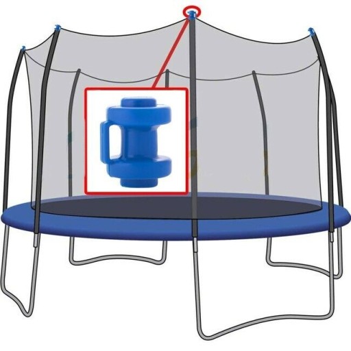 HUBOVÁ KAPUČKA NA HUBOVÝ TRAMPOLÍNOVÝ STĹP