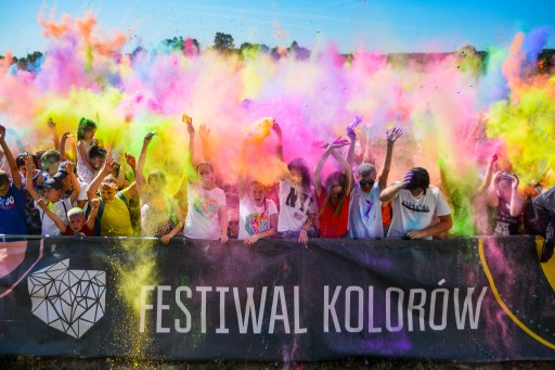 Holi colours práškový prášok Festival of Colors GREEN UV bezpečný umývateľný