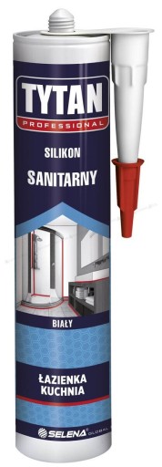 Biely sanitárny silikón TYTAN 280 ml