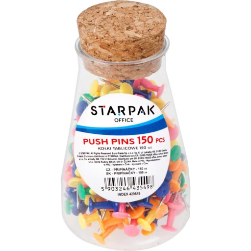 STARPAK VIACFAREBNÉ TABUĽOVÉ ČEPY 150 KS